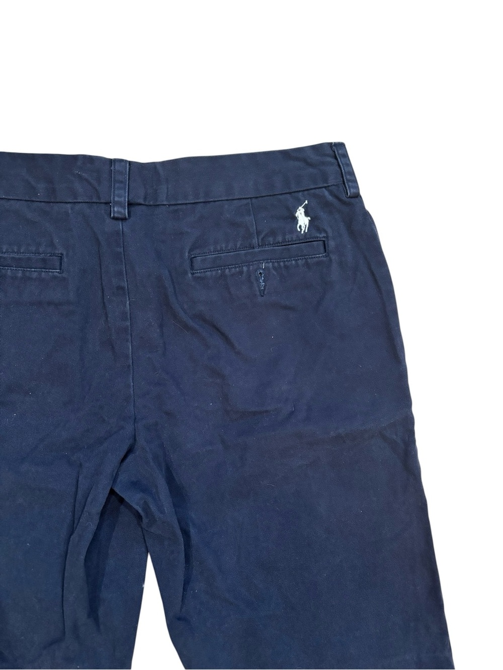 Polo Ralph Lauren Sports Chino Shorts Womens Size 6 Classic Fit 11’’ Navy Blue - Picture 5 of 6